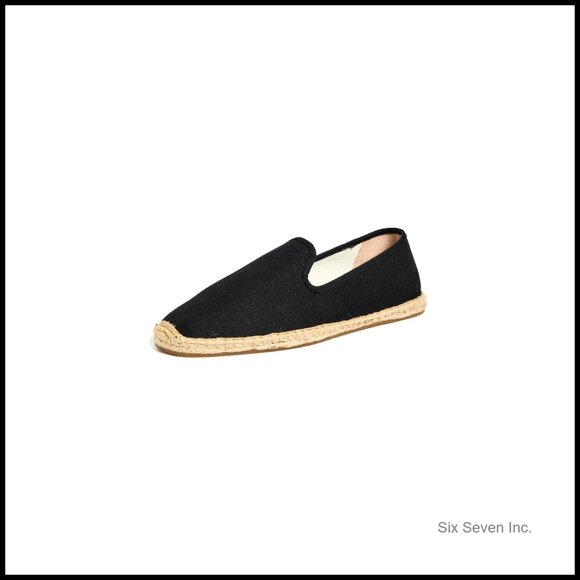 Espadrille Slip-On Loafers Classic Minimal Casual Comfort Rubber Sole Jute